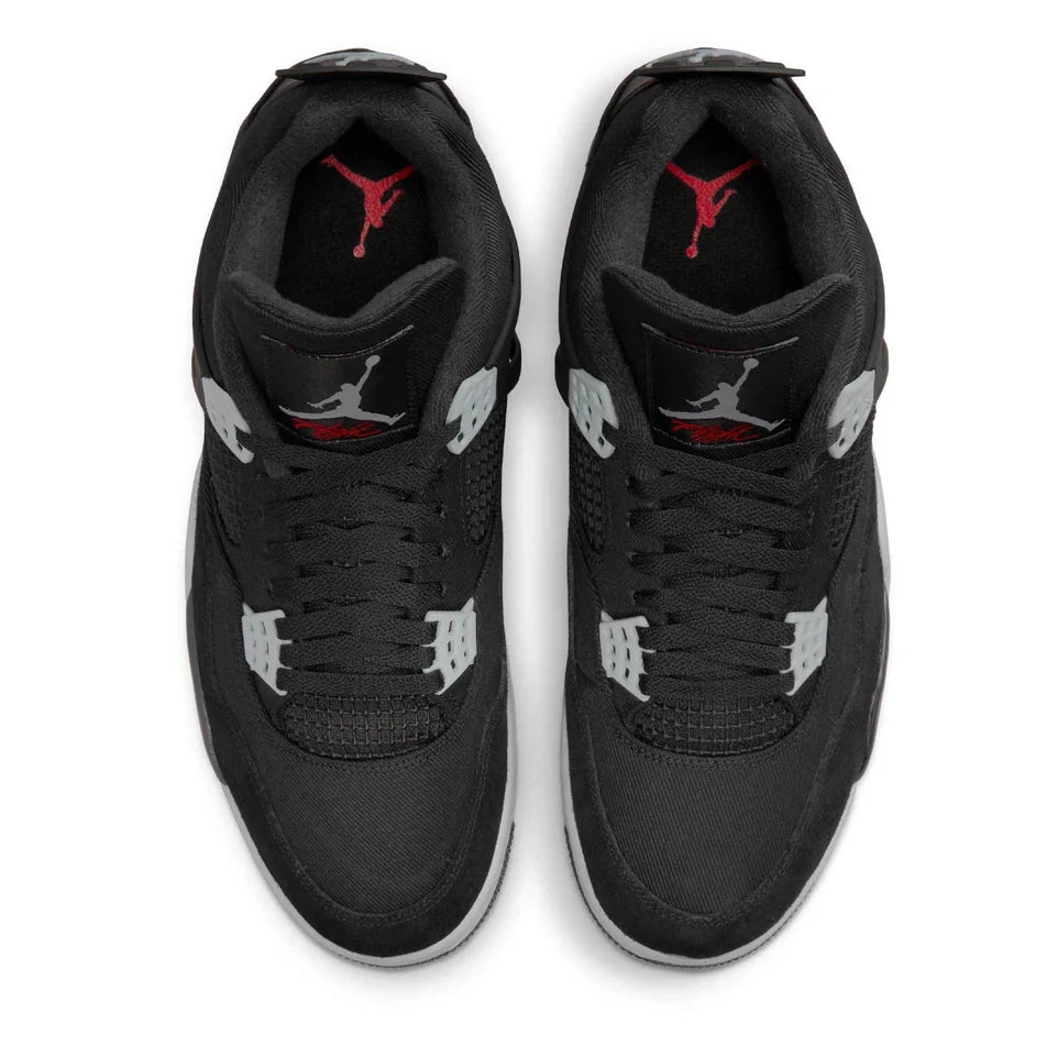 Canvas Retro Air 4 Black SE Jordan 0529